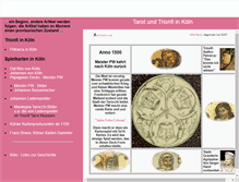 Tablet Screenshot of koeln-tarot.trionfi.com